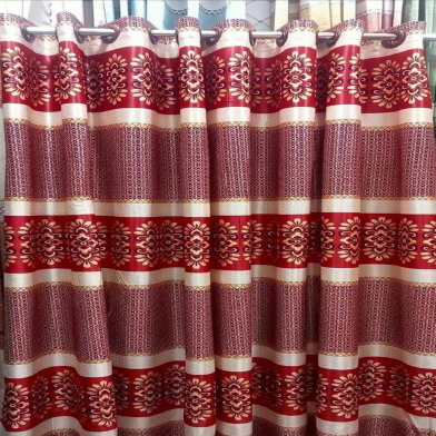 Synthetic Porda 82x84 Inch 8 Kuchi 16 Eyelets standard Size For windows And Doors image