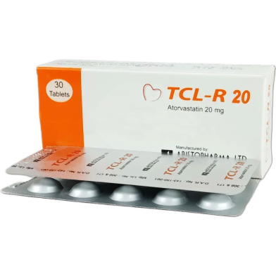 TCL R 20 mg Tablet 10's Strip image