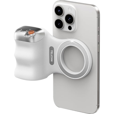 TELESIN Fun Shot Magnetic Grip 2 DSLR Style Shutter Grip for iPhone and Android image