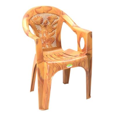 TEL Supreme Chair with Arm (Flower) Sandal Wood - 803299 image