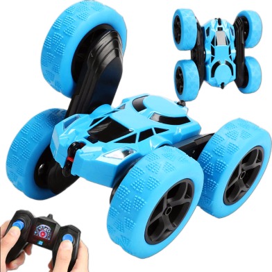 TETON RC Stunt Car - Double Side Roll Variant- Blue image