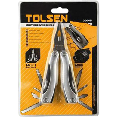 TOLSEN 14 in 1 Multipurpose Pliers with Case image