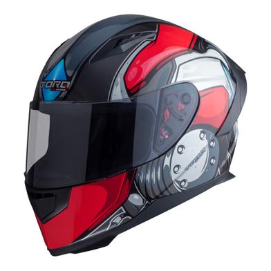 TORQ Legend Bot Helmets - Glossy Red And Black image