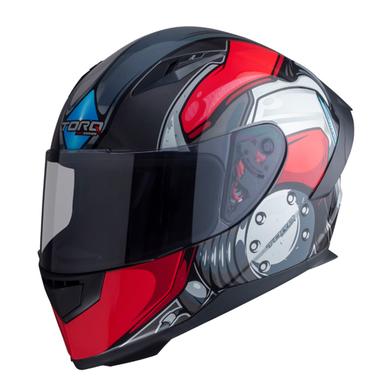 TORQ Legend Bot Helmets - Glossy Red And Black image