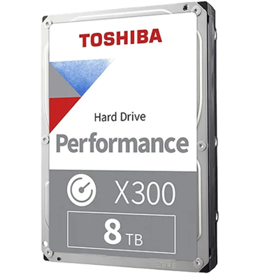 TOSHIBA 8TB 7200 RPM X300 Performance SATA Hard Disk Drive image