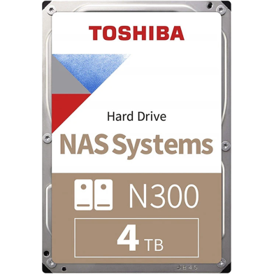 TOSHIBA N300 4TB 3.5 Inch 7200RPM SATA NAS Hard Drive image