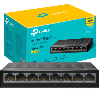 TP-Link LS1008G 8-Port Gigabit Desktop Switch image