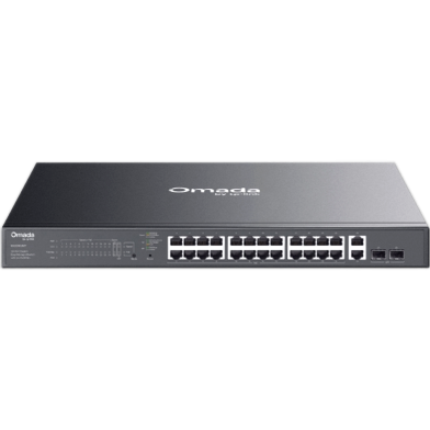 TP-Link Omada ES228GMP 28-Port Gigabit PoE Plus Easy Managed Switch With 2 SFP Port image