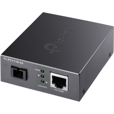 TP-Link TL-FC111B-20 10/100 Mbps RJ45 to 100 Mbps Single-mode SC WDM Bi-Directional Fiber Converter image