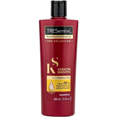 TRESemme Keratin Smooth Hair Shampoo with Marula Oil 400ml image