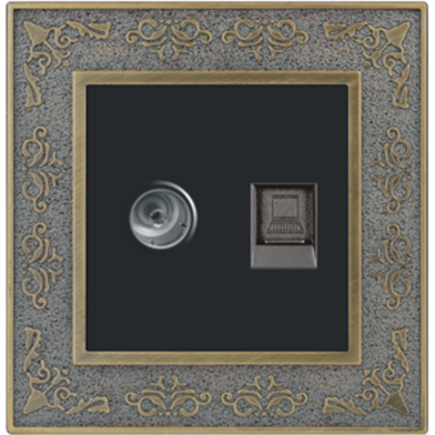 TV and Internet Combined Socket (Descent Series) image