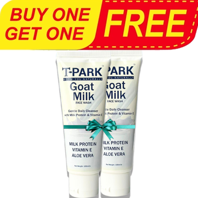 T-Park Goat Milk Face Wash-100ml (Buy 1 Get 1 FREE) image