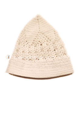 Tahsif Tupi (তাহসিভ টুপি) - White Color image