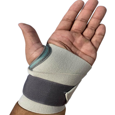 Taiba Thumb And Wrist Support Wrap Brace Binder Stabilizer for Men And Women Gym Workout Sports Hand Injuries Warmer Band, Pain Relief, Arthritis, Tendonitis, Supporter image