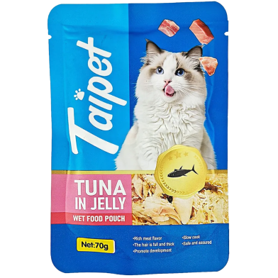 Taipet Wet Cat Food Tuna Flavor In Jelly 70g image