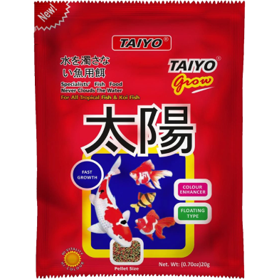 Taiyo Grow Fish Food Pouch 20 gm image