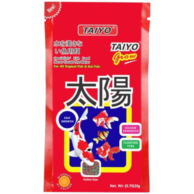 Taiyo Grow Fish Food Pouch 50 gm image