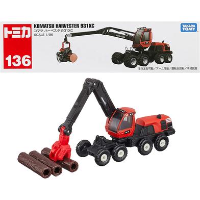 Komatsu Official Diecast Model Harvester 931xc / 1:87 / Japan