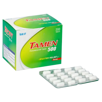 Tamen Ultra 500 mg Tablet 10's Strip image
