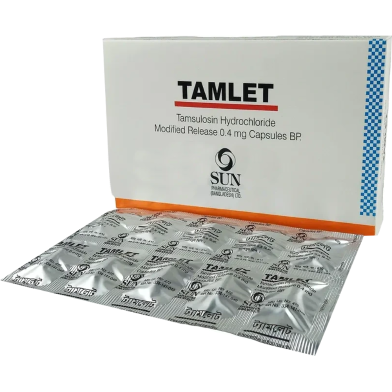Tamlet 0.4 mg Capsule 10's Strip image