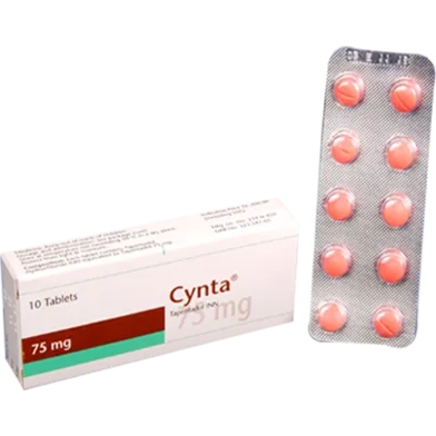 Tapentadol 75 mg Tablet 10's strip image