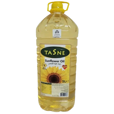 Tasne Sunflower Oil Tasne (Plastic Jar) 5 Liter image