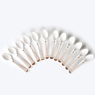 Tea Spoon 12 Pcs Set -Marigold image