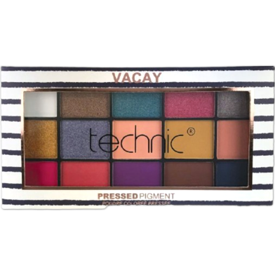 Technic Cosmetics - Pressed Pigment Eyeshadow Palette - Vacay image