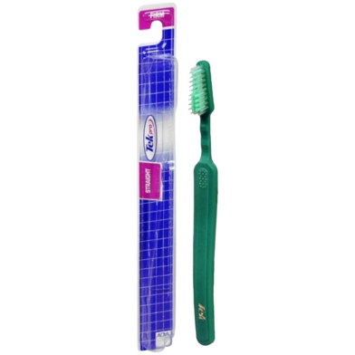 Tek Pro Angled Soft Tooth Brush Green image