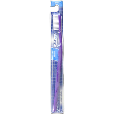 Tek Pro Angled Soft Tooth Brush - Purple image