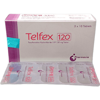 Telfex 120 Mg Tablet-10's Strip image