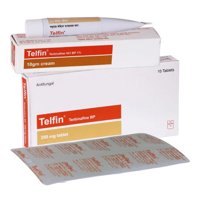 Telfin 250 mg Tablet 10's Strip image