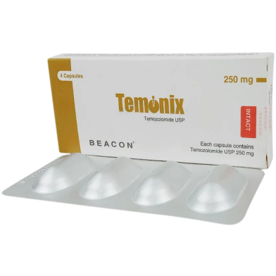 Temonix 250 mg Capsule 4'S Strip image