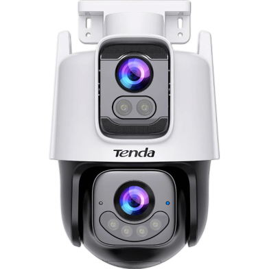 Tenda CH9-WCA (4mm Plus 6mm) (3.0MP Plus 3.0MP) Pan/Tilt Outdoor Full Color Wi-Fi Dome IP Camera image