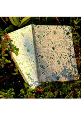 Tent Series Yellowish Page Reduce Reuse Recycle Soft Green and Green Cover Notebook 2-Pack image