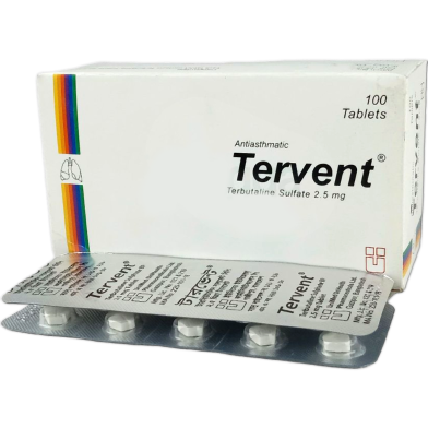Tervent 2.5 mg Tablet 10's strip image