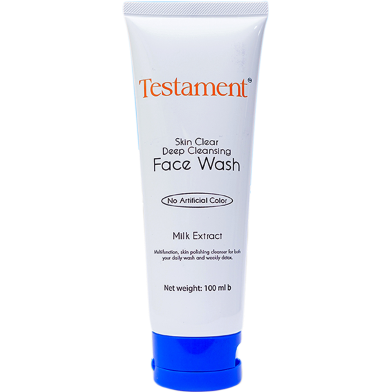 Testament Milk Face Wash 100ml image
