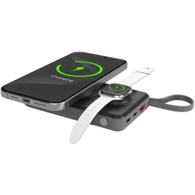 Teton TP-310- 5 in 1 Magnetic Wireless Power Bank 10000amh image