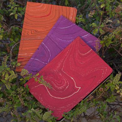 Texture Notebook (Handmade Jute Board Cover) 3-Pack image