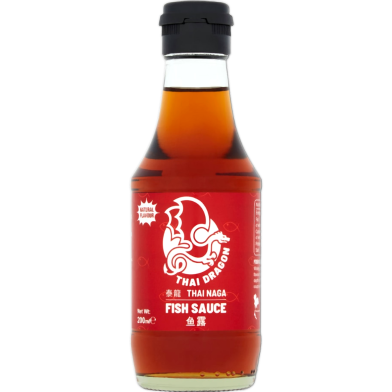 Thai Dragon Fish Sauce 200ml Glass Bottle image