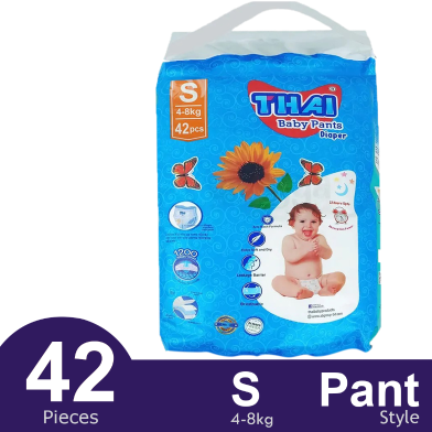 Thai Pant System Baby Diapers (S Size) (4-8kg) (42pcs) image