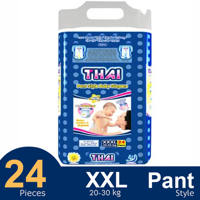 Thai Pant System Baby Diapers XXXL Size (20-30kg) 24pcs image