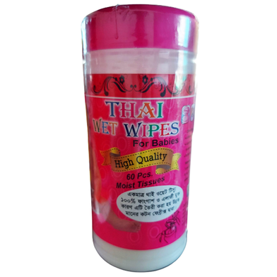 Thai Wet Wipes- Orange/ Pink/ Yellow image