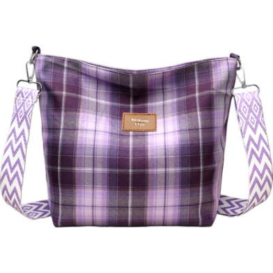 The Amethyst Grid Crossbody bag image