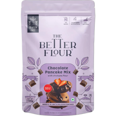 The Better Flour No Maida Chocolate Pancake Mix 150gm image