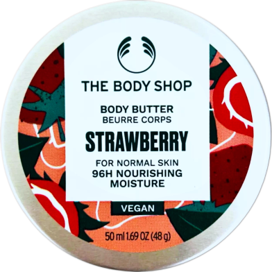 The Body Shop 96H Nourishing Strawberry Body Butter 50ml image