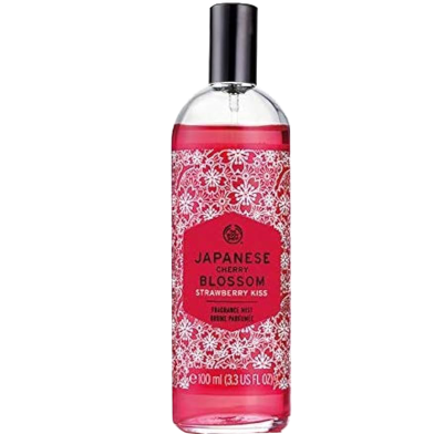 The Body Shop Japanese Cherry Blossom Strawberry Kiss Fragrance Mist 100ml image