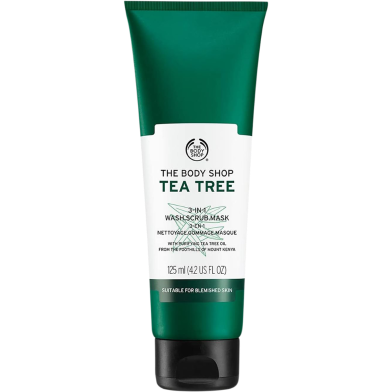 The Body Shop Tea Tree 3-In-1 Wash Scrub Mask - 125ml image