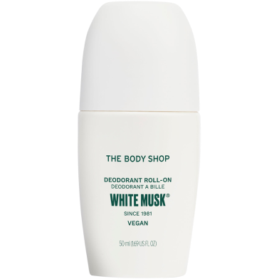 The Body Shop White Musk Deodorant Roll On Vegan 50ml image