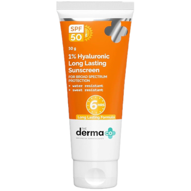 The Derma CO 1 Percent Hyaluronic Long Lasting Sunscreen 50g image